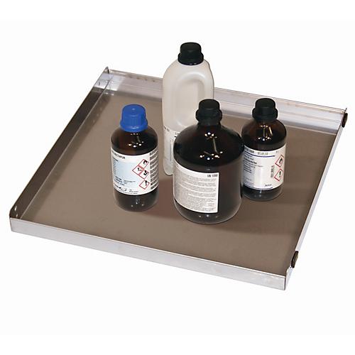 Fachboden Standard für asecos Sicherheitsschränke der Q30, Q90 und S90 Serie, Edelstahl 1.4301, B 743 x T 435 x H 30 mm, bis 75 kg