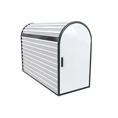 Fahrradgarage BikeBox, Stahlblech-Konstruktion