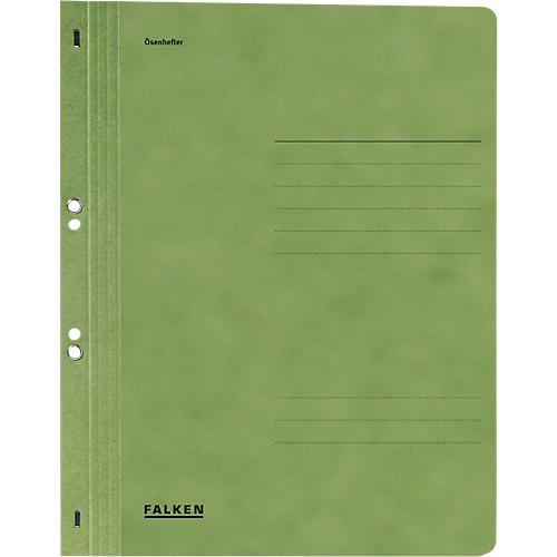 Falken Ösenhefter, DIN A4, ganzer Deckel, 1 Stück, grün