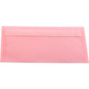 Farbige Briefumschläge DIN lang ohne Fenster, mit Haftklebung, pink Farbige Briefumschläge DIN lang ohne Fenster, mit Haftklebung, pink