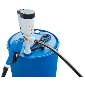 Fasspumpenset für AdBlue® CEMO ECO-1, mit Automatik-Zapfpistole, 4 m Zapfschlauch, max. 35 l/min Fasspumpenset für AdBlue® CEMO ECO-1, mit Automatik-Zapfpistole, 4 m Zapfschlauch, max. 35 l/min