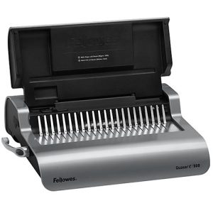 Fellowes Plastikbindegerät Quasar+ 500, Stanzkap. 25 Blatt, Bindekapazität 500 Blatt Fellowes Plastikbindegerät Quasar+ 500, Stanzkap. 25 Blatt, Bindekapazität 500 Blatt