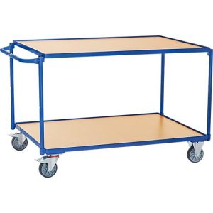 fetra® leichter Tischwagen, 2 Böden , 1200 x 800 mm fetra® leichter Tischwagen, 2 Böden , 1200 x 800 mm