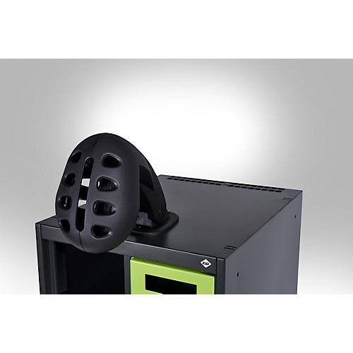 Feuerwehrspind C+P Evolo EXPERT, 3 Abteile, mit Sockel, B 1200 x T 500 x H 1950 mm, RAL 7016 Anthrazitgrau/RAL 7016 Anthrazitgrau