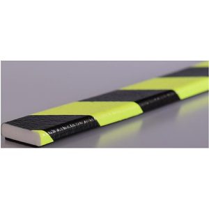 Flächenschutz Typ F, 1-m-Stück, gelb/schwarz, tagesfluoreszierend, magnetisch Flächenschutz Typ F, 1-m-Stück, gelb/schwarz, tagesfluoreszierend, magnetisch