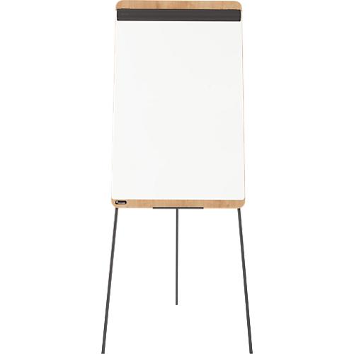 Flipchart Rocada Natural Dreibein, Stahlboard, Rahmen Holzoptik, Dreibeinstativ