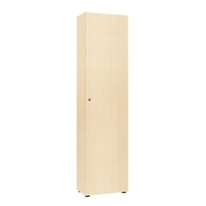 Flügeltürenschränke 1-türig, ohne Akustikfront, B 600 x H 2300 mm, Ahorn-Dekor Flügeltürenschränke 1-türig, ohne Akustikfront, B 600 x H 2300 mm, Ahorn-Dekor