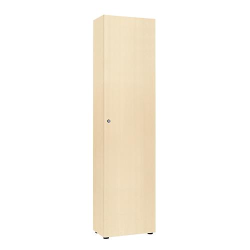 Flügeltürenschränke 1-türig, ohne Akustikfront, B 600 x H 2300 mm, Ahorn-Dekor