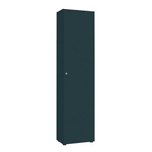 Flügeltürenschränke 1-türig, ohne Akustikfront, B 600 x H 2300 mm, graphit Flügeltürenschränke 1-türig, ohne Akustikfront, B 600 x H 2300 mm, graphit