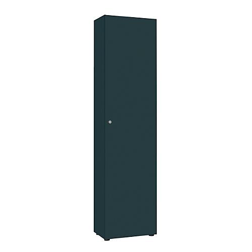 Flügeltürenschränke 1-türig, ohne Akustikfront, B 600 x H 2300 mm, graphit