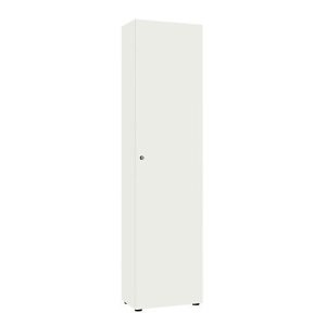 Flügeltürenschränke 1-türig, ohne Akustikfront, B 600 x H 2300 mm, weiß Flügeltürenschränke 1-türig, ohne Akustikfront, B 600 x H 2300 mm, weiß