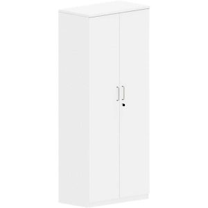 Flügeltürenschrank BEXXSTAR, 5 Ordnerhöhen, Holztüren, H 1895 mm, weiß Flügeltürenschrank BEXXSTAR, 5 Ordnerhöhen, Holztüren, H 1895 mm, weiß