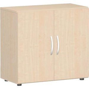 Flügeltürenschrank PALENQUE, 2 OH, B 800 x T 420 x H 752 mm, Ahorn Flügeltürenschrank PALENQUE, 2 OH, B 800 x T 420 x H 752 mm, Ahorn