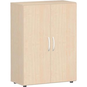 Flügeltürenschrank PALENQUE, 3 Ordnerhöhen, B 800 x T 420 x H 1104 mm, Ahorn-Dekor Flügeltürenschrank PALENQUE, 3 Ordnerhöhen, B 800 x T 420 x H 1104 mm, Ahorn-Dekor