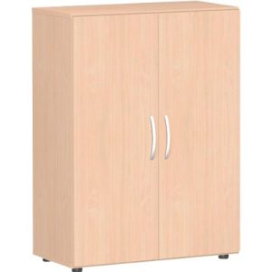 Flügeltürenschrank PALENQUE, 3 Ordnerhöhen, B 800 x T 420 x H 1104 mm, Buche-Dekor Flügeltürenschrank PALENQUE, 3 Ordnerhöhen, B 800 x T 420 x H 1104 mm, Buche-Dekor