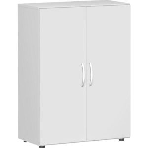 Flügeltürenschrank PALENQUE, 3 Ordnerhöhen, B 800 x T 420 x H 1104 mm, lichtgrau Flügeltürenschrank PALENQUE, 3 Ordnerhöhen, B 800 x T 420 x H 1104 mm, lichtgrau