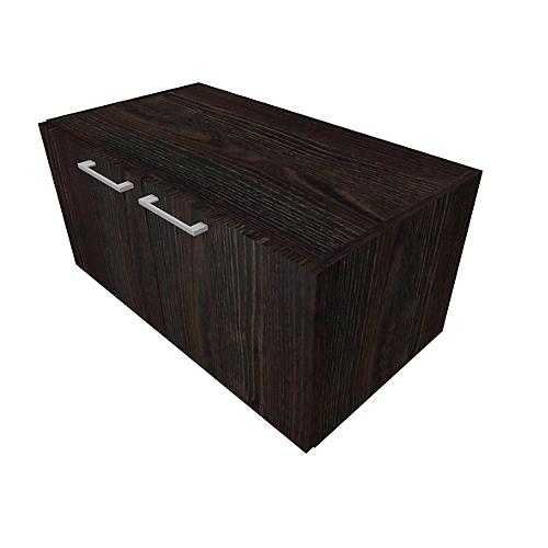 Flügeltürenschrank SOLUS PLAY, 1 OH, mit Griff, B 800 x T 440 x H 374 mm, Mooreiche