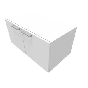 Flügeltürenschrank SOLUS PLAY, 1 OH, mit Griff, B 800 x T 440 x H 374 mm, weiß Flügeltürenschrank SOLUS PLAY, 1 OH, mit Griff, B 800 x T 440 x H 374 mm, weiß