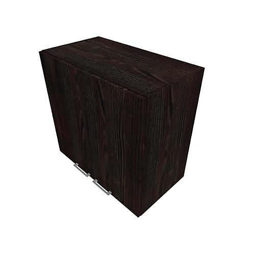 Flügeltürenschrank SOLUS PLAY, 2 OH, Griff unten, B 800 x T 440 x H 748 mm, Mooreiche