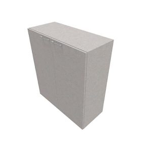 Flügeltürenschrank SOLUS PLAY, 3 OH, Griff oben, B 800 x T 440 x H 1122 mm, Ceramic grey Flügeltürenschrank SOLUS PLAY, 3 OH, Griff oben, B 800 x T 440 x H 1122 mm, Ceramic grey