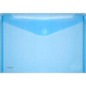 FolderSys Dokumententasche, DIN A4 quer, Klettverschluss, PP, blau FolderSys Dokumententasche, DIN A4 quer, Klettverschluss, PP, blau