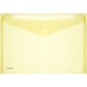 FolderSys Dokumententasche, DIN A4 quer, Klettverschluss, PP, gelb FolderSys Dokumententasche, DIN A4 quer, Klettverschluss, PP, gelb