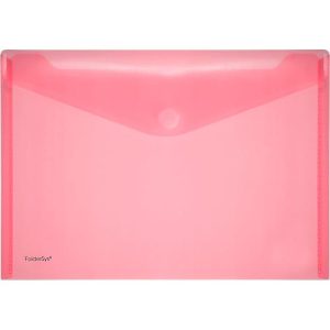 FolderSys Dokumententasche, DIN A4 quer, Klettverschluss, PP, rot FolderSys Dokumententasche, DIN A4 quer, Klettverschluss, PP, rot