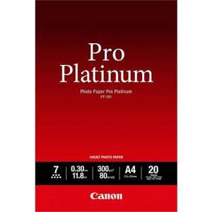 Fotopapier CANON, 300 g/m², 20 Blatt, A4 Fotopapier CANON, 300 g/m², 20 Blatt, A4