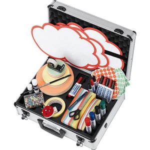 FRANKEN Moderationskoffer Profi, Moderatorenkoffer mit Inhalt, über 2.500 Teile, Aluminium, UMK FRANKEN Moderationskoffer Profi, Moderatorenkoffer mit Inhalt, über 2.500 Teile, Aluminium, UMK