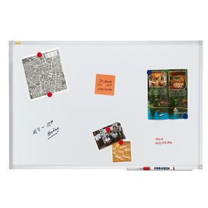 Franken Whiteboard X-tra!Line, Wandmontage im Hoch- & Querformat, Stahl weiß lackiert & Aluminiumrahmen, magnethaftend, Ablageschale, B 2000 x H 1000 mm Franken Whiteboard X-tra!Line, Wandmontage im Hoch- & Querformat, Stahl weiß lackiert & Aluminiumrahmen, magnethaftend, Ablageschale, B 2000 x H 1000 mm