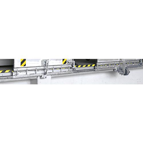 Führungsschiene für Aluminium-Überfahrbrücken Typ SBK, bis 4000 kg, L 3000 x B 76 x H 112 mm, walzblank