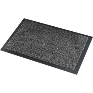 Fußmatte Savane, mit Bürsteneffekt, B 900 x L 1500 mm, waschbar, grau