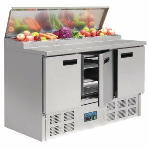 POLAR Saladette und Pizzatisch 390 Liter, 1370x700x1010 mm POLAR Saladette und Pizzatisch 390 Liter, 1370x700x1010 mm