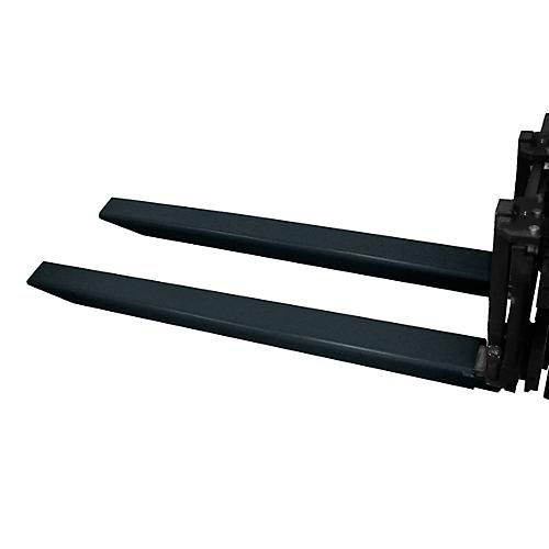 Gabelverlängerung, L 1600 x B 125 x 50 mm, schwarz
