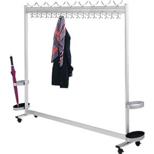 Garderobe multiline, B 1800, 18 Hut-/68 Mantelhaken Garderobe multiline, B 1800, 18 Hut-/68 Mantelhaken
