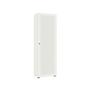 Garderobenschrank, 1-türig, B 60 cm, 5OH, weiß Garderobenschrank, 1-türig, B 60 cm, 5OH, weiß