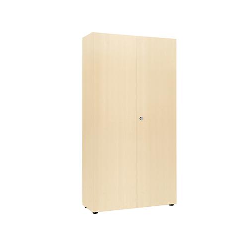Garderobenschrank, 2-türig, B 100 cm, 6OH, ahorn