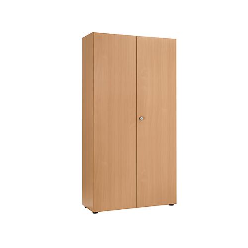 Garderobenschrank, 2-türig, B 100 cm, 6OH, buche