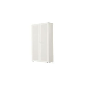Garderobenschrank, 2-türig, B 80 cm, 6 OH, weiß Garderobenschrank, 2-türig, B 80 cm, 6 OH, weiß