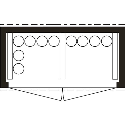 Gasflaschen-Magazin SAFE LIF GM 224, ohne Bodenrahmen