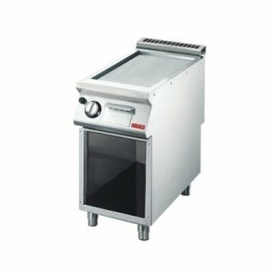 Gastro M Gas Grillplatte glatt, 400x700x850mm, 12kW