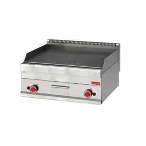 Gastro M Gas-Grillplatte Stahl, glatt, 700x650x280mm, 11,4kW