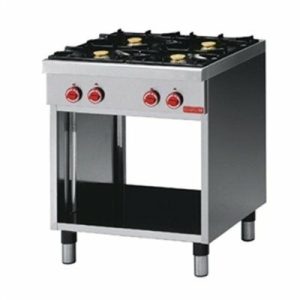 Gastro M Gasherd 4 Brenner mit Unterbau, 700x650x850mm, 17,2kW Gastro M Gasherd 4 Brenner mit Unterbau, 700x650x850mm, 17,2kW