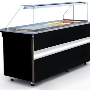 IGLOO GASTROLINE 2.0 Bain-Marie Heiße Theke für 5x GN 1/1, Breite 2000mm IGLOO GASTROLINE 2.0 Bain-Marie Heiße Theke für 5x GN 1/1, Breite 2000mm