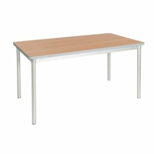 HOLLI-P rechteckiger Indoor Tisch Birkeneffekt 1400mm