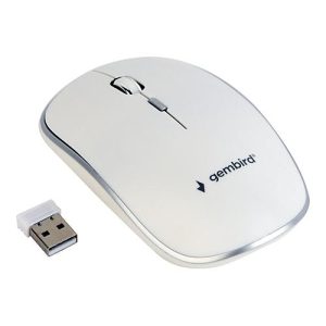 Gembird MUSW-4B-01-W – Maus – 2.4 GHz – weiß Gembird MUSW-4B-01-W – Maus – 2.4 GHz – weiß