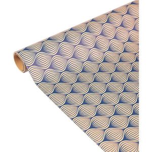 Geschenkpapier Clairefontaine Blaue Blumen, blau-braun mit Blumendekor, 5 Tinyrollen mit jeweils L 5 m x B 350 mm Geschenkpapier Clairefontaine Blaue Blumen, blau-braun mit Blumendekor, 5 Tinyrollen mit jeweils L 5 m x B 350 mm