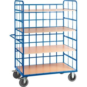 Gitter-Etagenwagen, 3 Etagen, L 1000 x B 640 mm Gitter-Etagenwagen, 3 Etagen, L 1000 x B 640 mm