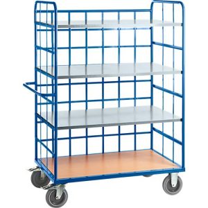 Gitter-Etagenwagen, 3 verz. Böden, L 1200 x 800 mm Gitter-Etagenwagen, 3 verz. Böden, L 1200 x 800 mm