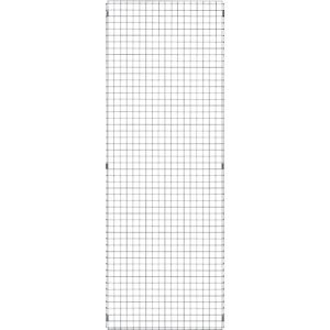 Gitterelement, aus Stahl, B 750 x H 2086 mm, hellsilber Gitterelement, aus Stahl, B 750 x H 2086 mm, hellsilber